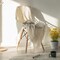 Decorative Throw Blanket - 50x60in Soft Knit with Delightful Fringe Edges for a Sophisticated and Cozy Touch to Your Living Space Lightweight, Breathable, Easy Care, Versatile, All-Season, Ideal for Lounging, Gifting